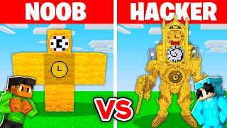 NOOB vs HACKER: I Cheated In a TITAN CLOCKMAN Build Challenge!