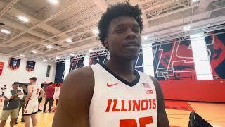 Illini freshman Amani Hansberry