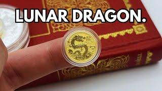 Perth Mint Strikes Gold with this! 2024 Fractional Gold Dragon Lunar Coin Review | 1/10 & 1/20