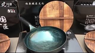 Zhangqiu Wok Hand hammered Woks Traditional Chinese Handcraft Hammer Artisian