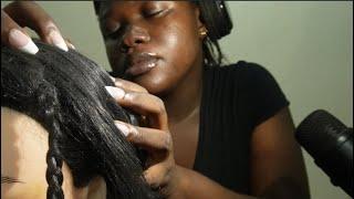 ASMR Relaxing & Intense Scalp Scratching, Head Massage, Gum Chewing For Sleep 