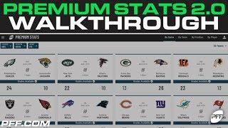 PFF's Premium Stats 2.0 Walkthrough | PFF