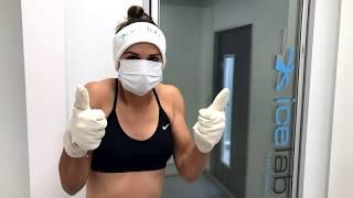 UWCL - Alex Morgan IceLab Cryotherapy Session (-110° Celsius) for Hamstring Strain (IG Story)5-18-17