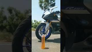  60km mileage on yamaha r15m 2023| #shorts #r15 #r15m #mileage