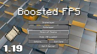 Boosted FPS Modpack Minecraft 1.19 (Fabric Performance Mods 1.19)