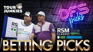 RSM Classic 2024 Betting Outrights, Placement bets, DFS picks & Parlays 