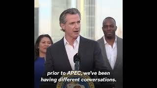 Newsom Admits San Francisco Cleaning Up Ahead Of 'Fancy Leaders' APEC Visit