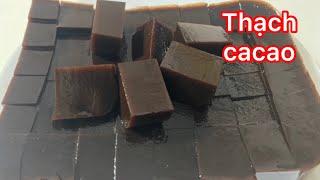 Cách làm thạch cacao đơn giản tại nhà