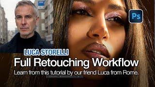 Photoshop Tutorial: Portrait Workflow with Luca Storelli | NBP Retouch Tools