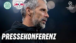 "Müssen jetzt Energie tanken" PK nach Celtic Glasgow - RB Leipzig 3:1 | UEFA Champions League 