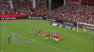 David Alaba  Free kick Gool 1-2 | Almeria vs Real Madrid