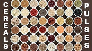 Cereals, Pulses and Grains names in English, Hindi, Kannada and Telugu | Millets Name | Cereals Name