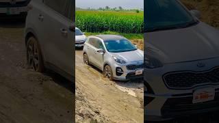 Sportage & Civic offroading | Honda Vs KIA | mud offroading #shorts