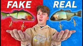 KNOCKOFF vs REAL Fishing Lures Test!