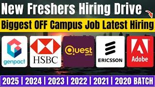 Infosys, Genpact, Oracle, HSBC, Ericsson New Hirings | OFF Campus Drive For 2025 | 2024 | 2023 Batch