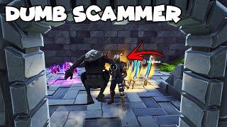 Dumb Scam Shop Owner Falls for NEW SCAM!  (Scammer Gets Scammed) Fortnite Save The World