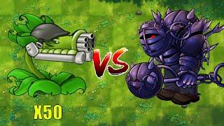 PVZ 1 Fusion Challenge!! 50 Fusion Plants VS Ultimate Obsidian Gargantuar - Who Will Win?