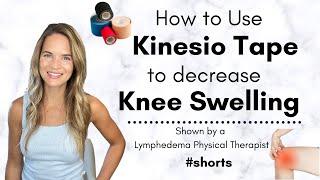 Kinesio Tape for Knee Swelling: How to Use #shorts