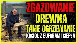 ATMOS KOCIOŁ NA ZGAZOWANIE DREWNA Z MAGAZYNAMI ENERGII.  BUFOR / INSTALACJA /KOTŁOWNIA-OMÓWIENIE.