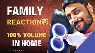 JBL Partybox Ultimate | thunderstorm family reaction 100% volume in room