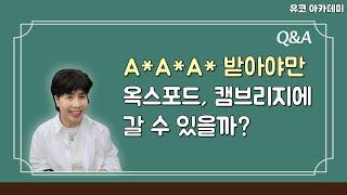 A*A*A* 이상을 받아야만 옥스포드, 캠브리지에 합격할 수 있을까? / 옥스포드 대학교 가는법 / 옥스포드 합격 / 캠브리지 합격