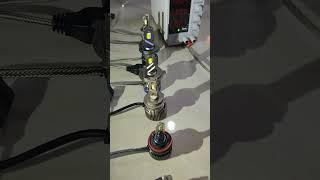 LED Headlight bulb power test