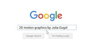 2D Motion Graphics Showreel by Julia Gogol | 2017 ≡ Создание анимационных видеороликов