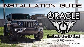 ORACLE LED Headlight and Fog Light Installation and Wiring on Jeep Wrangler JK Rubicon