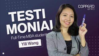 Yili Wang  |  Full-Time MBA Testimonials COPPEAD-UFRJ