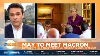 May to Meet Macron: British PM to hold talks with the French President in the south of France