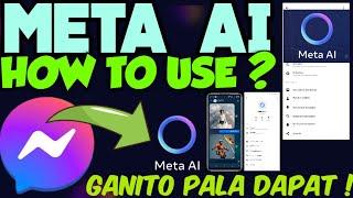 PAANO GAMITIN ANG META AI FEATURE SA MESSENGER ! | MESSENGER META AI FEATURE TUTORIAL