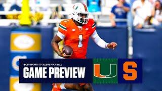 College Football Week 14: No. 6 Miami vs. Syracuse | Game Preview