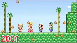 evolution of mario