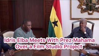 Idris Elba engages in a with Prez Mahama to establish a state-of-the-art film studio in Accra, Ghana