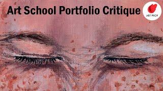 Art School Portfolio Critique by a RISD Art Professor