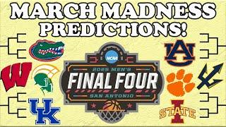 Filling Out CBS Sports BRACKET! (2025 March Madness Predictions)