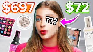 $1 vs $1000 Makeup Routine! *shocking*