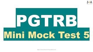 PGTRB Mini Mock Test 5 | Important MCQs | Important for all CS/IT Exams