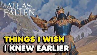 Things I Wish I Knew Earlier In Atlas Fallen (Tips & Tricks)