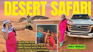 DUBAI Desert Safari in Land Cruiser  Belly Dance, BBQ Dinner || DUBAI tour Guide || Dubai Travel