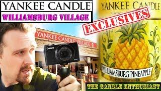 Yankee Candle 2 RARE EXCLUSIVES | Williamsburg Village Fragrances | Flagship Store | Reviews | Haul