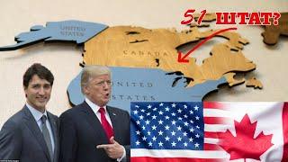 Канада как 51 Штат США? Дональд Трамп пердложил Трюдо присоедениться!