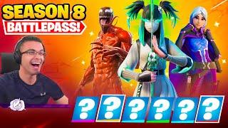 Nick Eh 30 reacts to SEASON 8 Intro and Battle Pass!