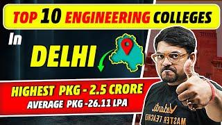 Top 10 Engineering Colleges in Delhi | Complete Details | Admissions | Placements @VedantuMath