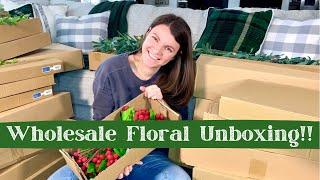 HUGE WREATH SUPPLY UNBOXING! Is wholesale worth it?