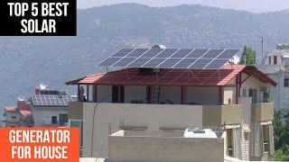 Top 5 Best Solar Generator For House In 2024