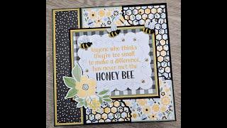 Country Craft Creations DT project - Echo Park Bee Happy interactive album tutorial