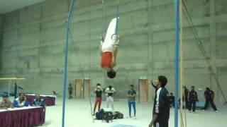 Vatsal Reshamwala Artistic Gymnastic University Championship Kurukshetra 2013 Rings