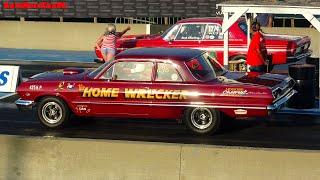 Drag Racing Nostalgia Super Stock 60's cars Legends of the Past Out-a-Sight Drags Great Lakes WI