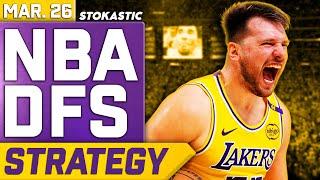 NBA DFS Strategy Wednesday 3/26/25 | DraftKings & FanDuel NBA Lineup Picks